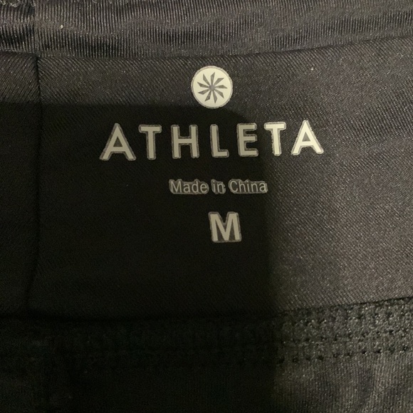 🏃‍♀️ Athleta Skirt Medium Drawstring Intact 2 Functional Back Pockets. - Picture 2 of 6